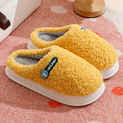 Women's Plush Lined Flat Slippers - Comfortable Slip On Shoes