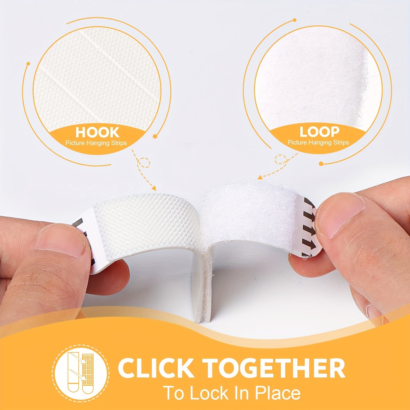 Heavy Duty Picture Hanging Strips - No Nail Damage