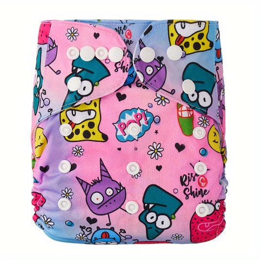 Washable Diapers for Kids with Reusable Pads