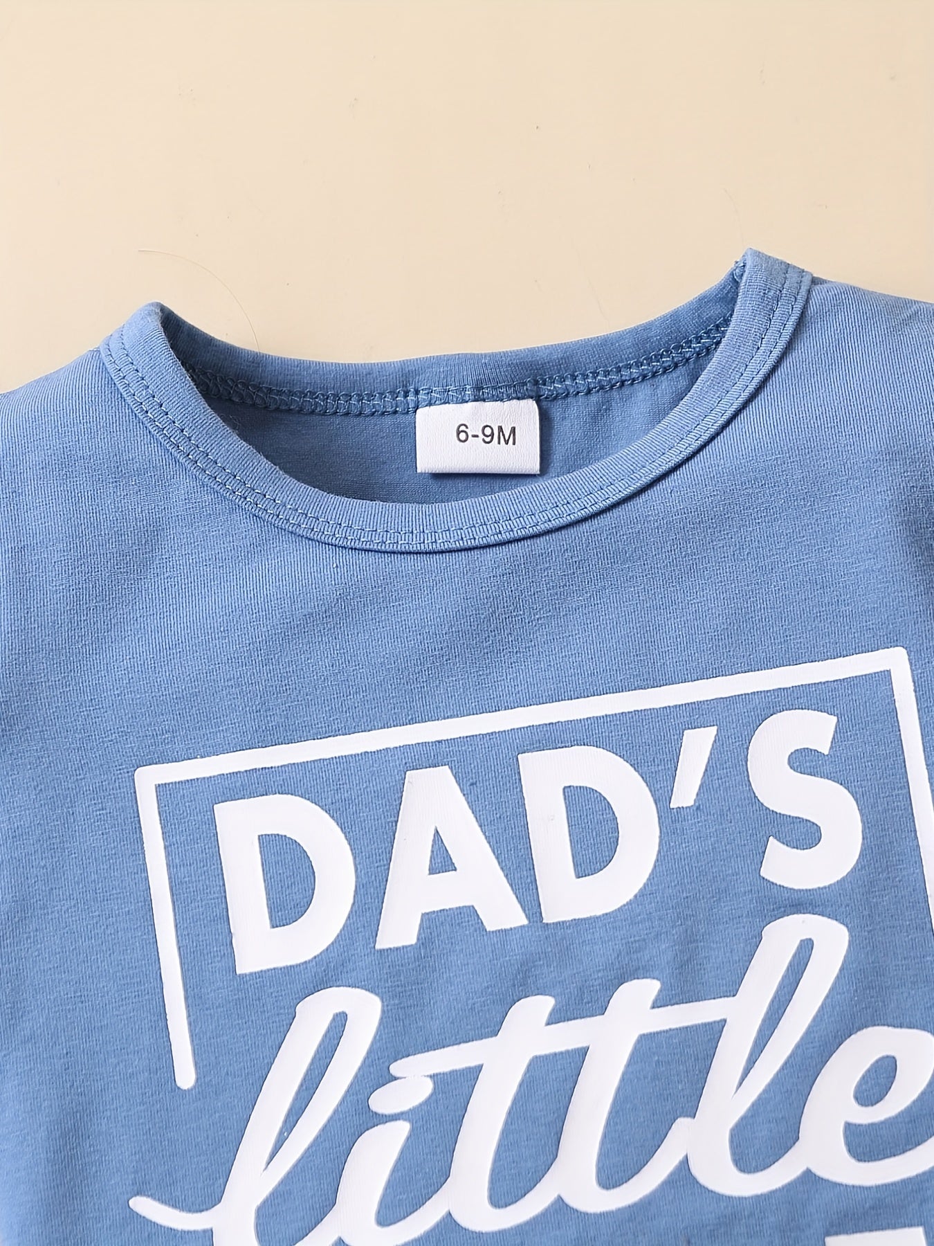 Baby Boys Dad's Little Dude T-shirt & Pants Set