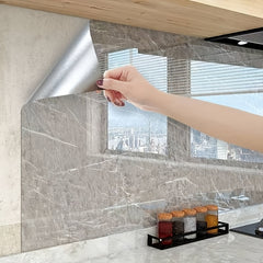 Marble Pattern Self Adhesive Wallpaper for Kitchen Countertop