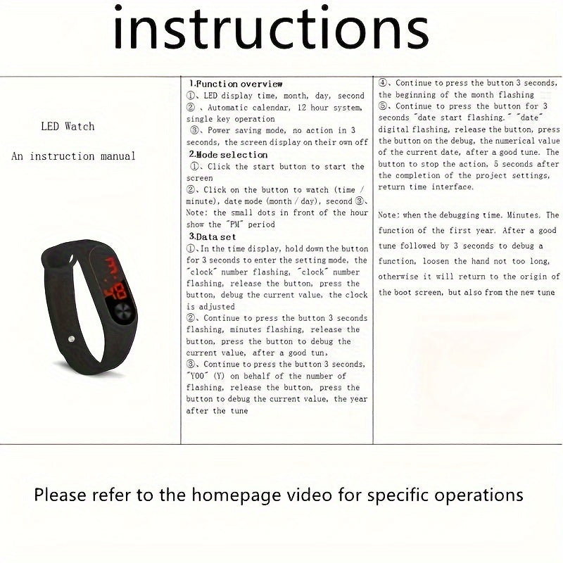 Outdoor Sports Watch Waterproof Christmas Gift