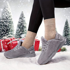 Plush Lined Fuzzy Soft Comfortable Running Shoes