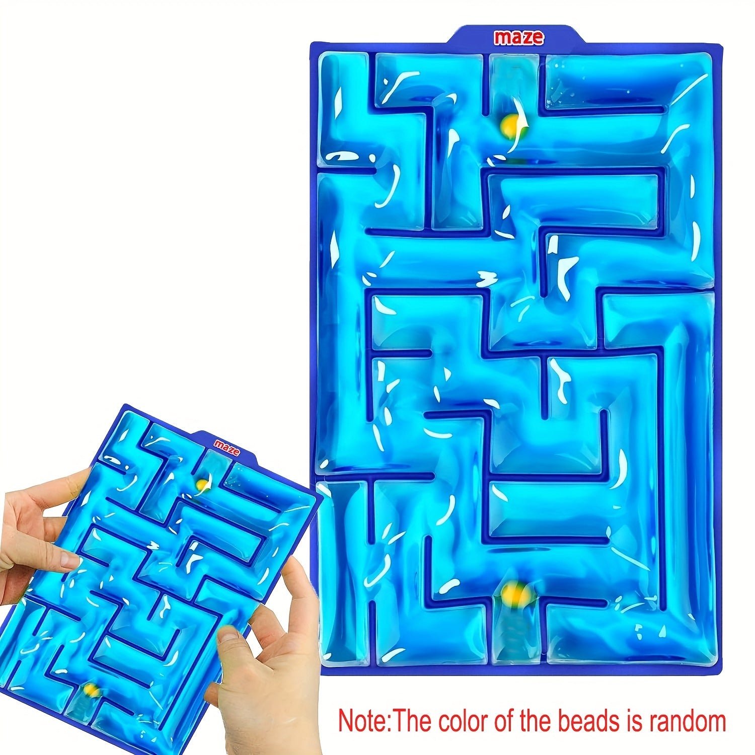 Marble Maze Fidget Toy - Sensory Travel Game for Fine Motor Skills