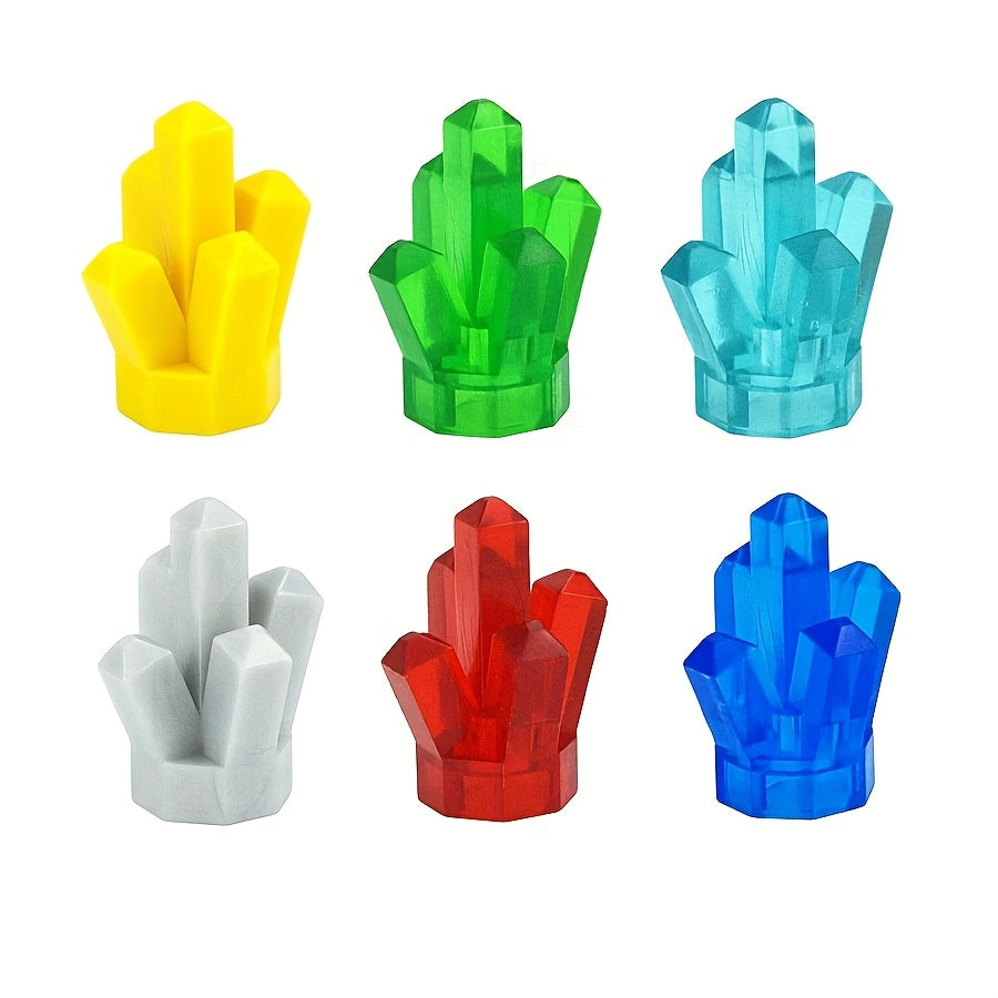 50pcs MOC Transparent Crystal Stone Building Blocks Model Accessories