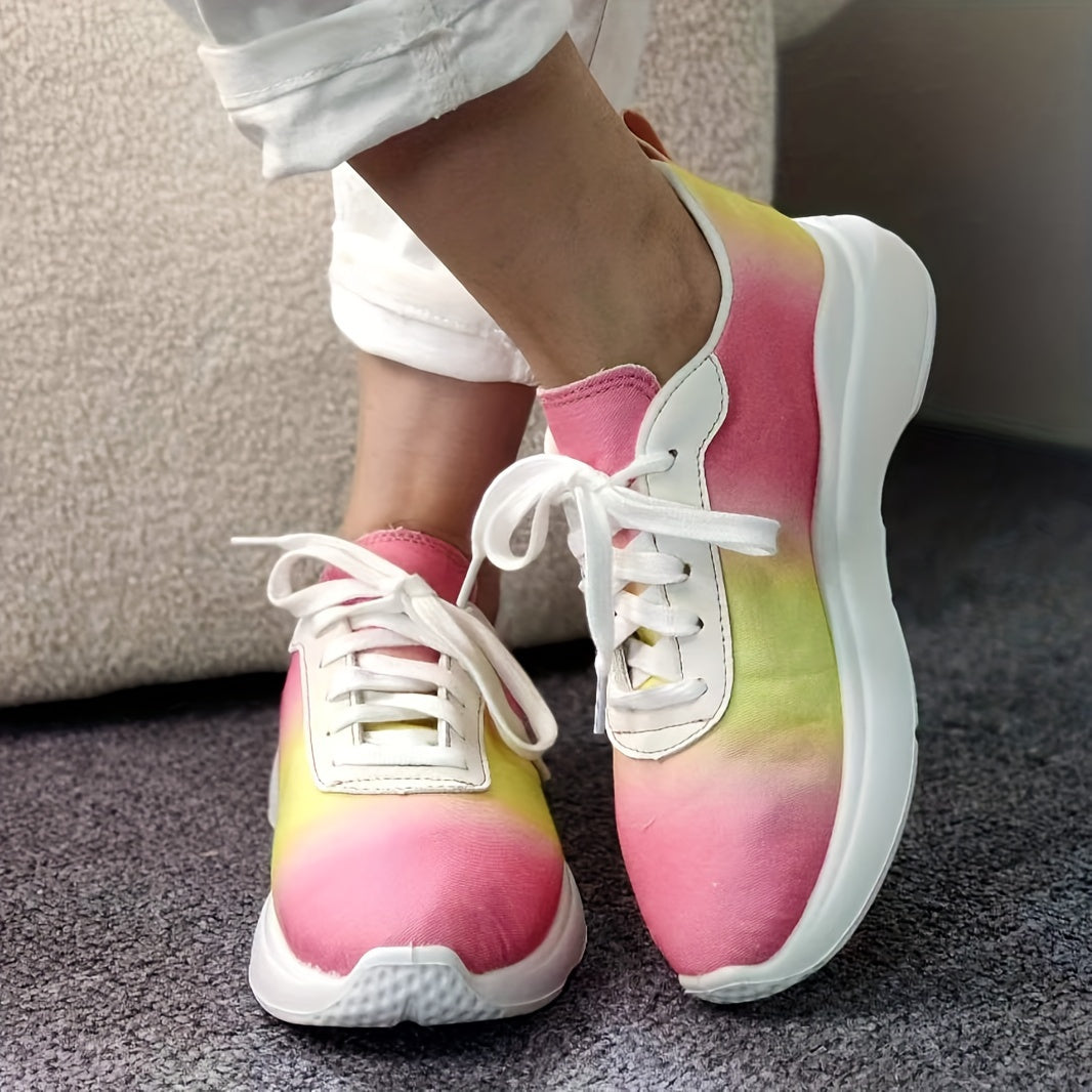 Women's Anti Slip Flat Casual Running Shoes Lightweight Outdoor Sneakers