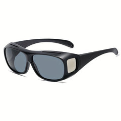 Square Night Vision Driving Sunglasses UV400 Sun Shades Glasses