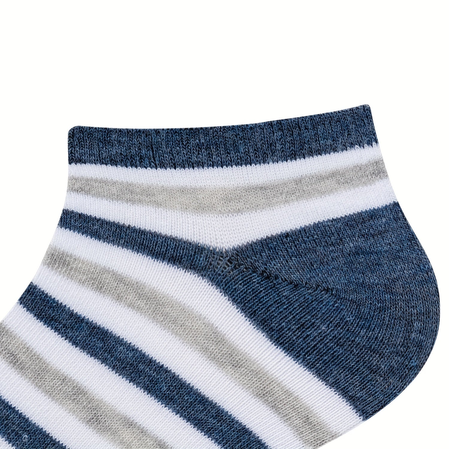 5 Pairs Striped Ankle Socks Women's Sports Stockings