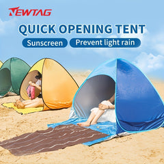Fully Automatic Portable Beach Tent Sun Protection Lightweight