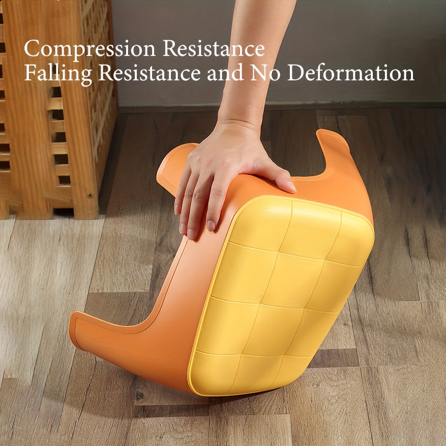 1pc Lightweight Step Stool 200lb Capacity Non-slip Stool