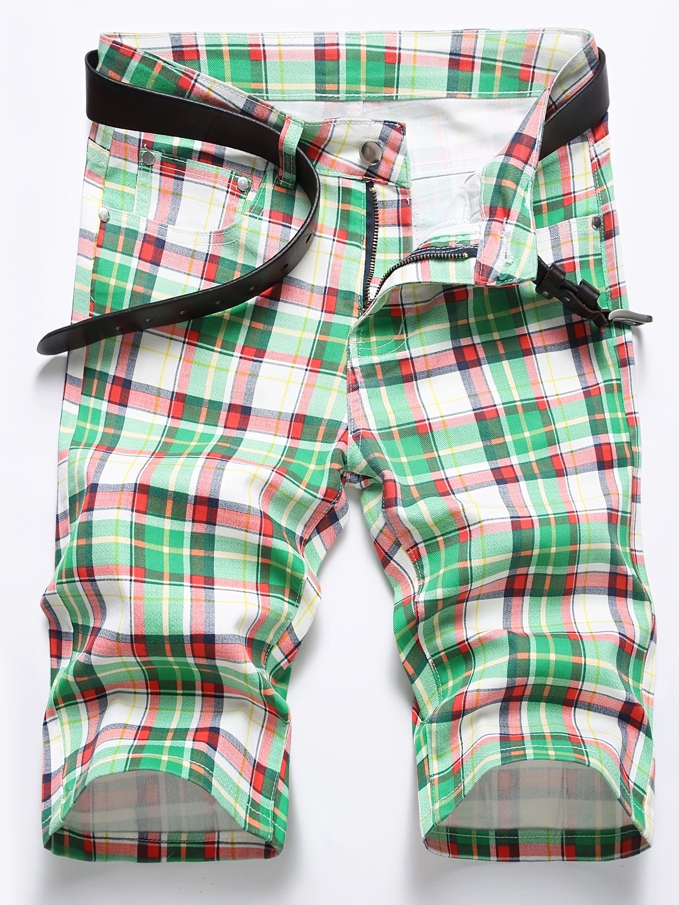 Men's Slim Fit Colorful Printed Jeans