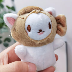 Cartoon Cat Pendant for Backpack Stylish Travel Accessory