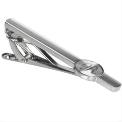 Business Casual Letter Print Copper Silver Tie Clip Gift For Men