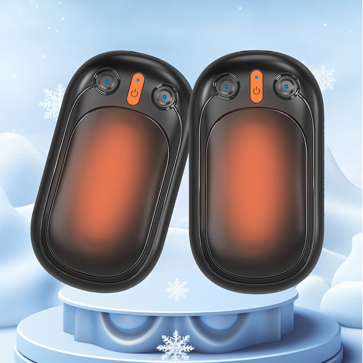 2pcs Rechargeable Hand Warmer 2000mAh 2 12 Hour Long Heating