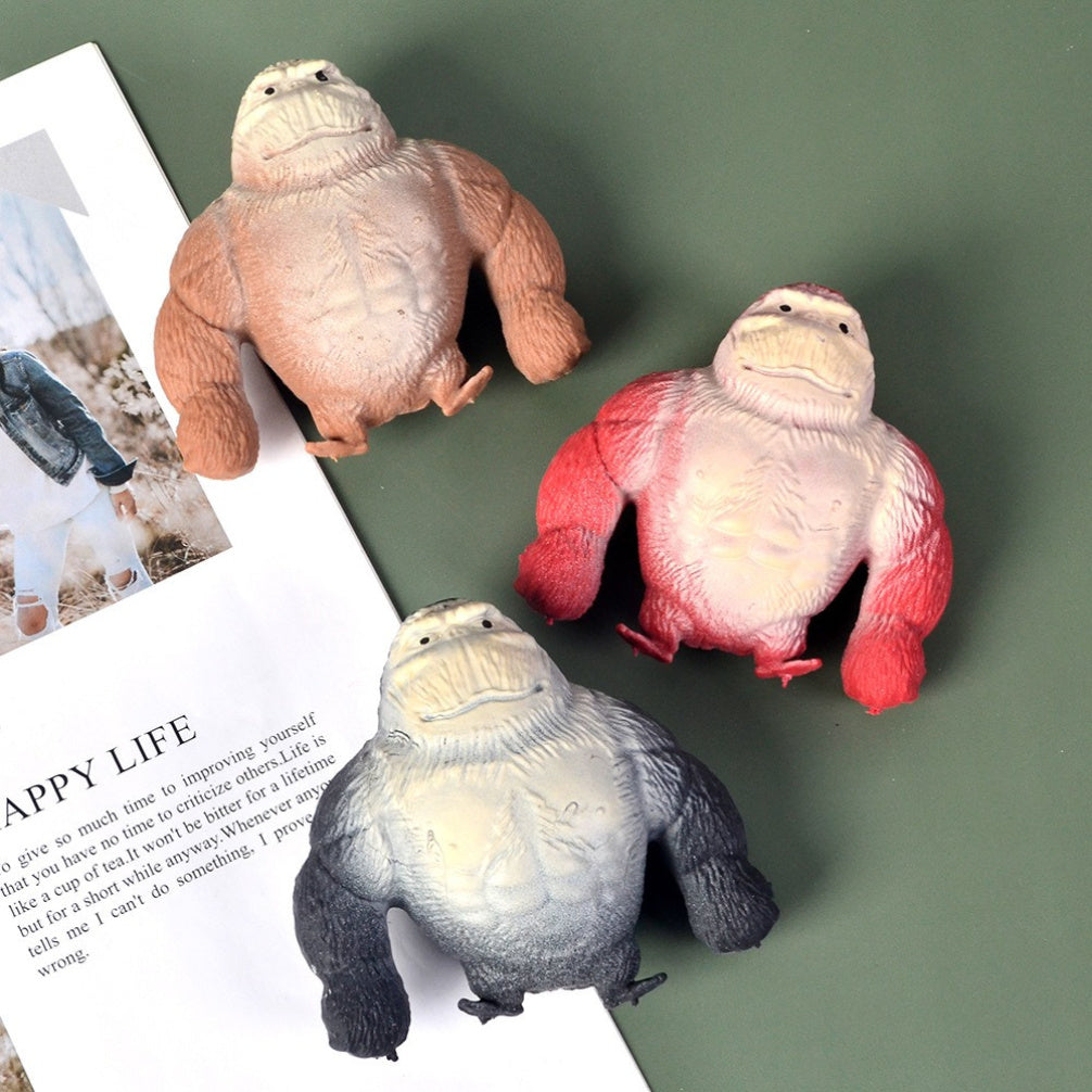 Soft Silicone Dough Relax Toy Monkey Shape for Palm Comfort