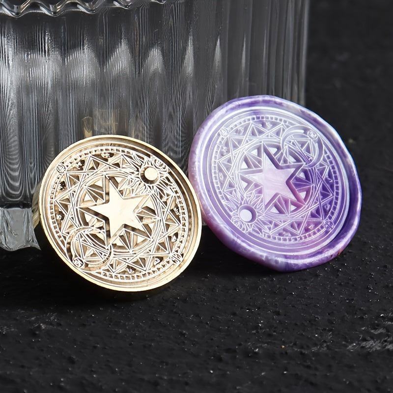 Embossed Fire Paint Seal Stamp Zinc Alloy Seal Stamp Head for Gift Wrapping