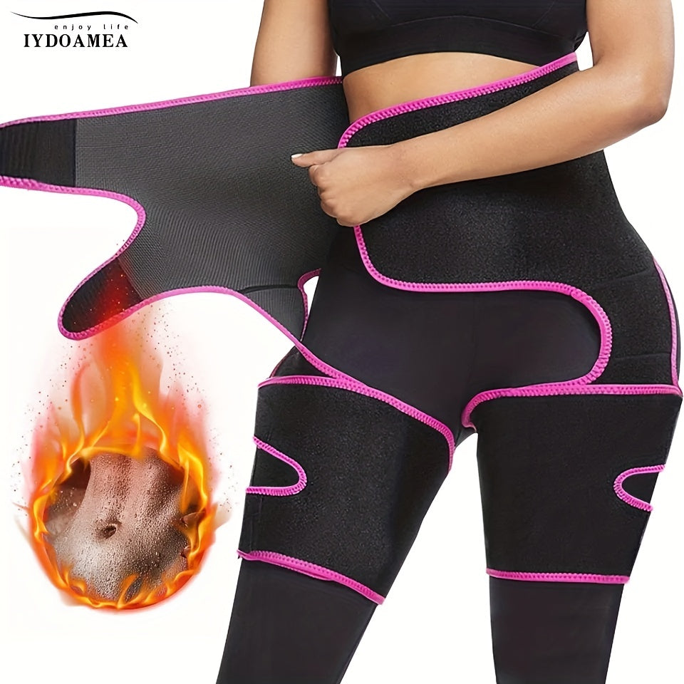 3-in-1 Waist Trainer & Thigh Trimmer for Fast Weight Loss