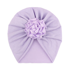 Cotton Baby Flower Scarf Hat for Daily Life