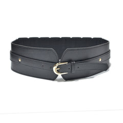 Wide Leather Waist Belt Corset for Women