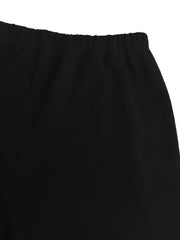Women's Solid Elastic High Rise Summer Shorts