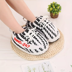 Women's Funny Plush Slip-On Sneakers