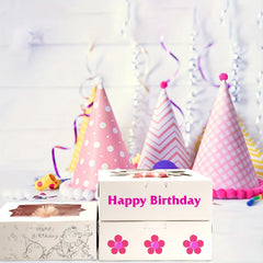 36pcs Cookie Boxes with Windows for Gift, Pastries, Desserts