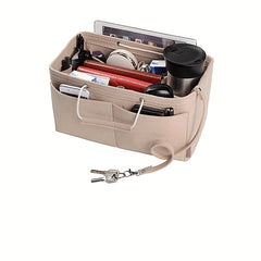 Felt Handbag Organizer Purse Insert with Handles - Shoulder Tote & Crossbody