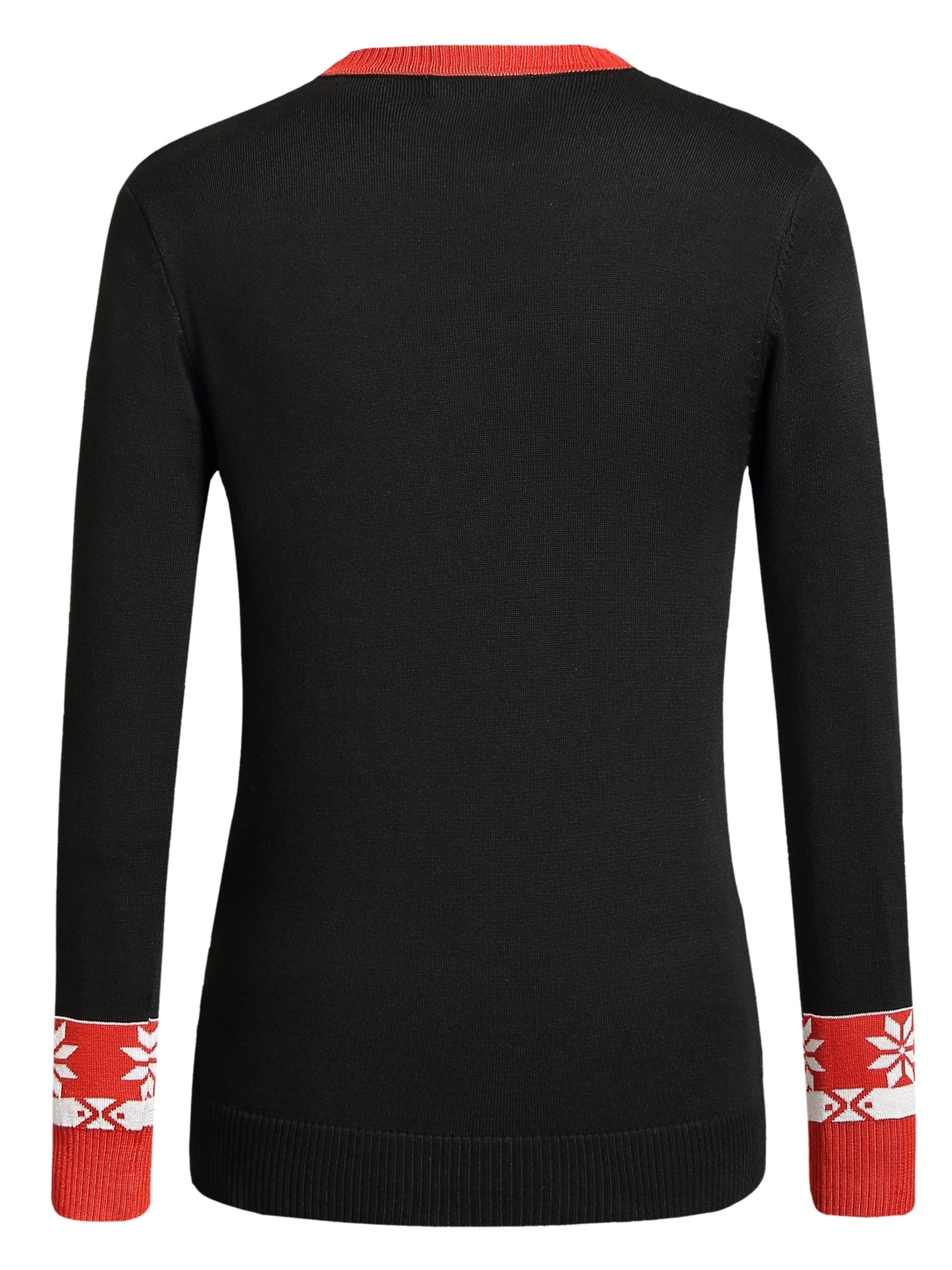 Men's Ugly Christmas Knitted Pullover Sweater Merry Christmas Embroidered