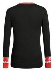 Men's Ugly Christmas Knitted Pullover Sweater Merry Christmas Embroidered