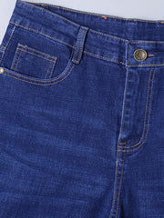 Men's Classic Fit Jeans Semi-formal Medium Stretch Denim Pants