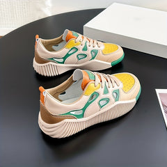 Women's Hollow Out Sneakers Casual Lace Up Shoes Comfortable Low Top Shoes