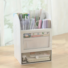 1pc DIY Storage Box Drawer Plastic Desktop Organizer Office Desk