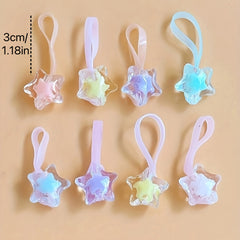 Colorful Rubber Bands Flower Star Hair Tie Children's Head Rope