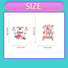 100pcs Sweet Series Ins Style Cartoon Stickers For Notebook
