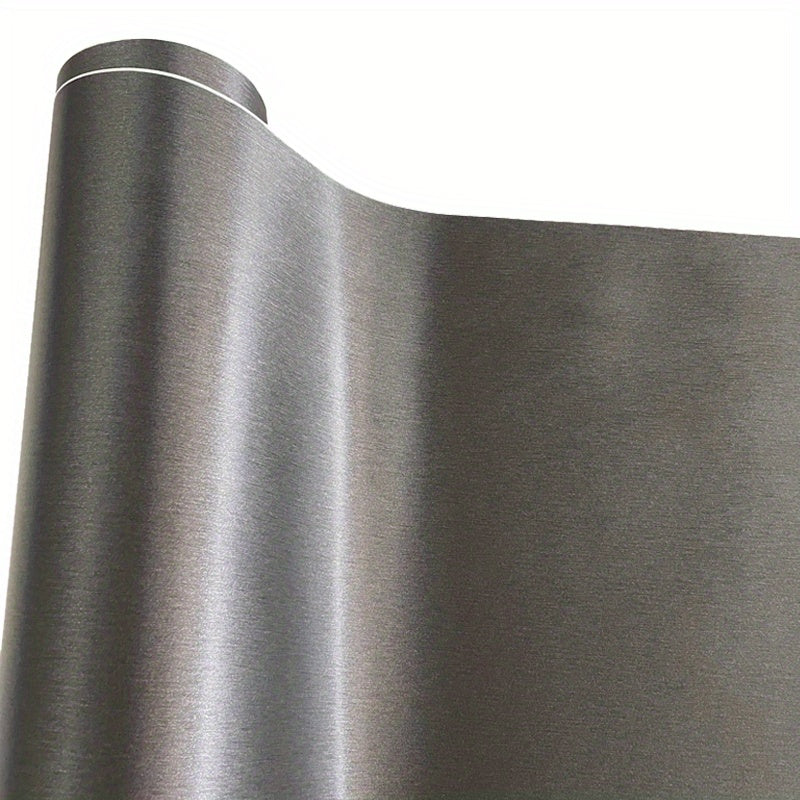Brushed Metallic Aluminum Vinyl Wrap DIY Car Styling