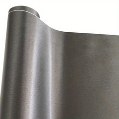 Brushed Metallic Aluminum Vinyl Wrap DIY Car Styling