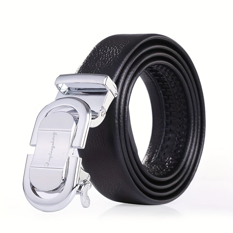 Men's Automatic Buckle Belt Wedding Party Business