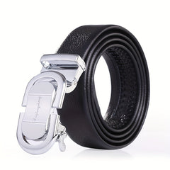 Men's Automatic Buckle Belt Wedding Party Business