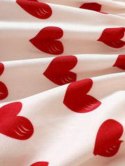 Baby Girl Dress Long Sleeve Heart Pattern Dress