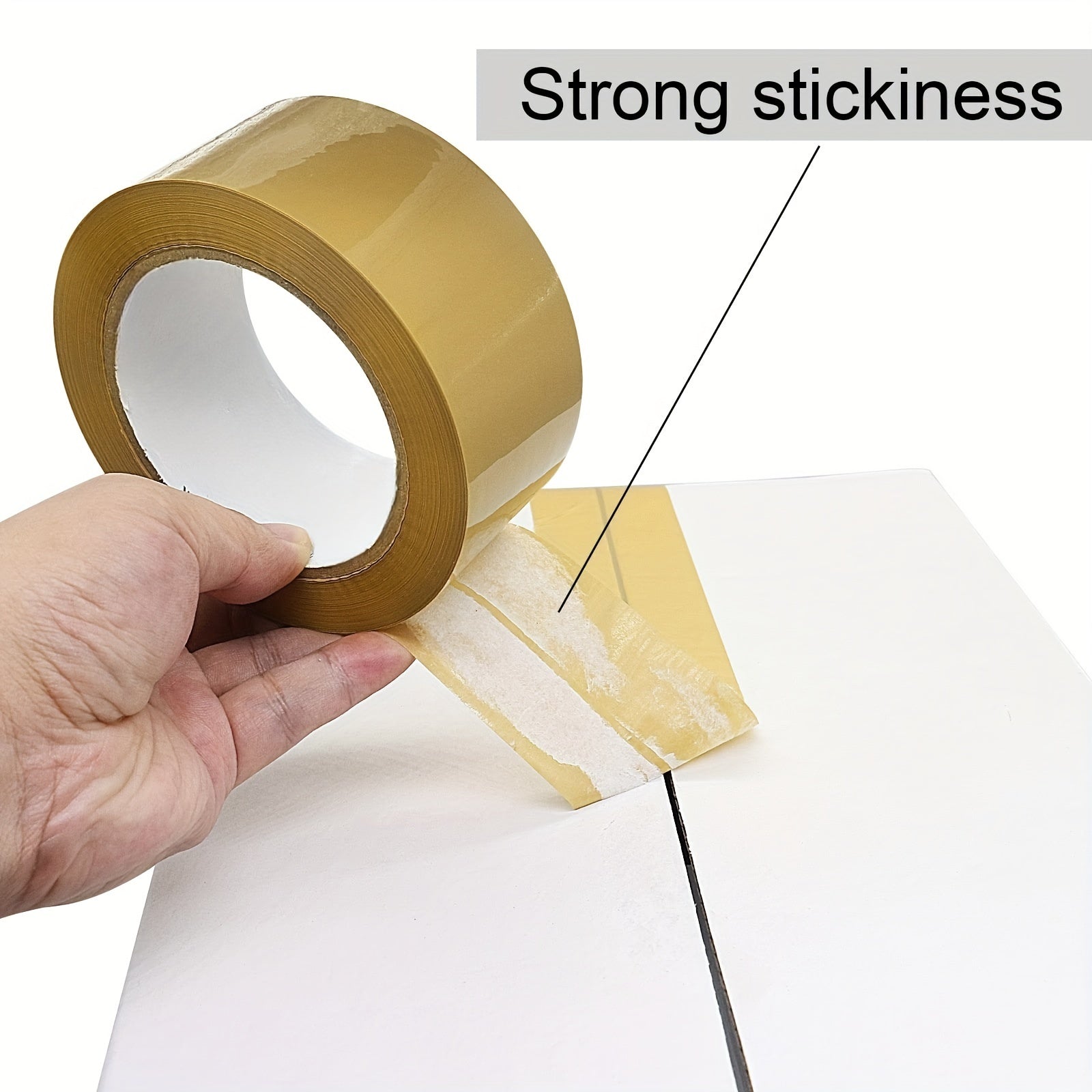 High Viscosity 45u Packing Tape, 90m, Waterproof, Writable, Brown