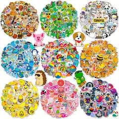 600pcs Cartoon Animal Stickers Waterproof Vinyl Scrapbook Decals
