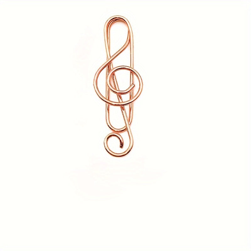 30pcs Cartoon Paper Clips Music Note Rabbit Easy To Organize Paper Clips