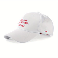 Letter Embroidery Cotton Baseball Cap Unisex Dad Hats Adjustable Casual Sun Hats