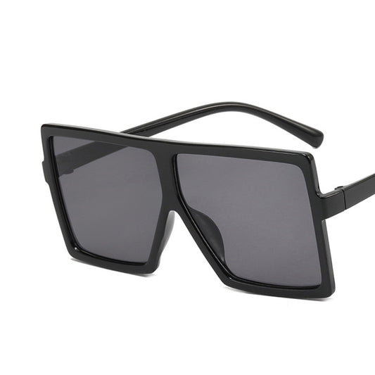Oversized Square Sunglasses Colored Lens XL Shield Outdoor Sunshade Glasses