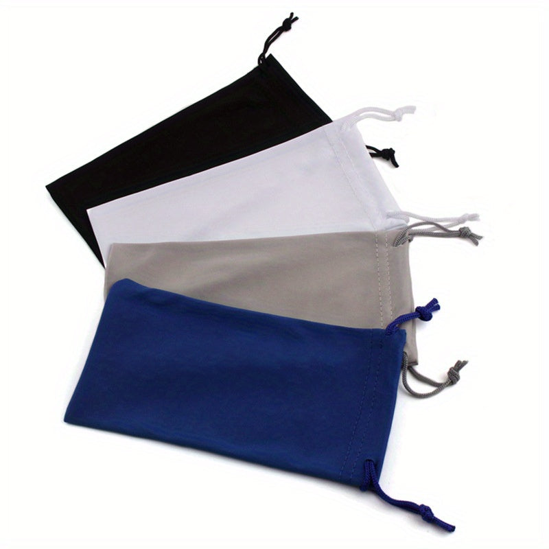 4X Microfiber Sunglasses Cleaning & Storage Pouch