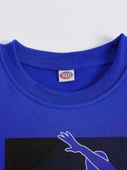 Boy's Football Outfit 2pcs Set for Spring Fall