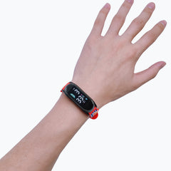 Soccer Car Print Digital Watch TPU Strap Casual Wear Birthday