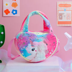 Girls Unicorn Pattern Shoulder Bag