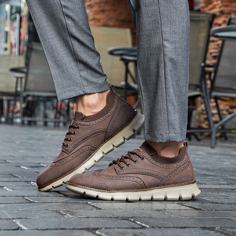 Men's Wingtip Brogue Lightweight Oxford Shoes