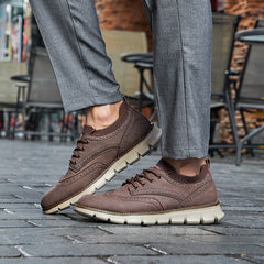Men's Wingtip Brogue Lightweight Oxford Shoes
